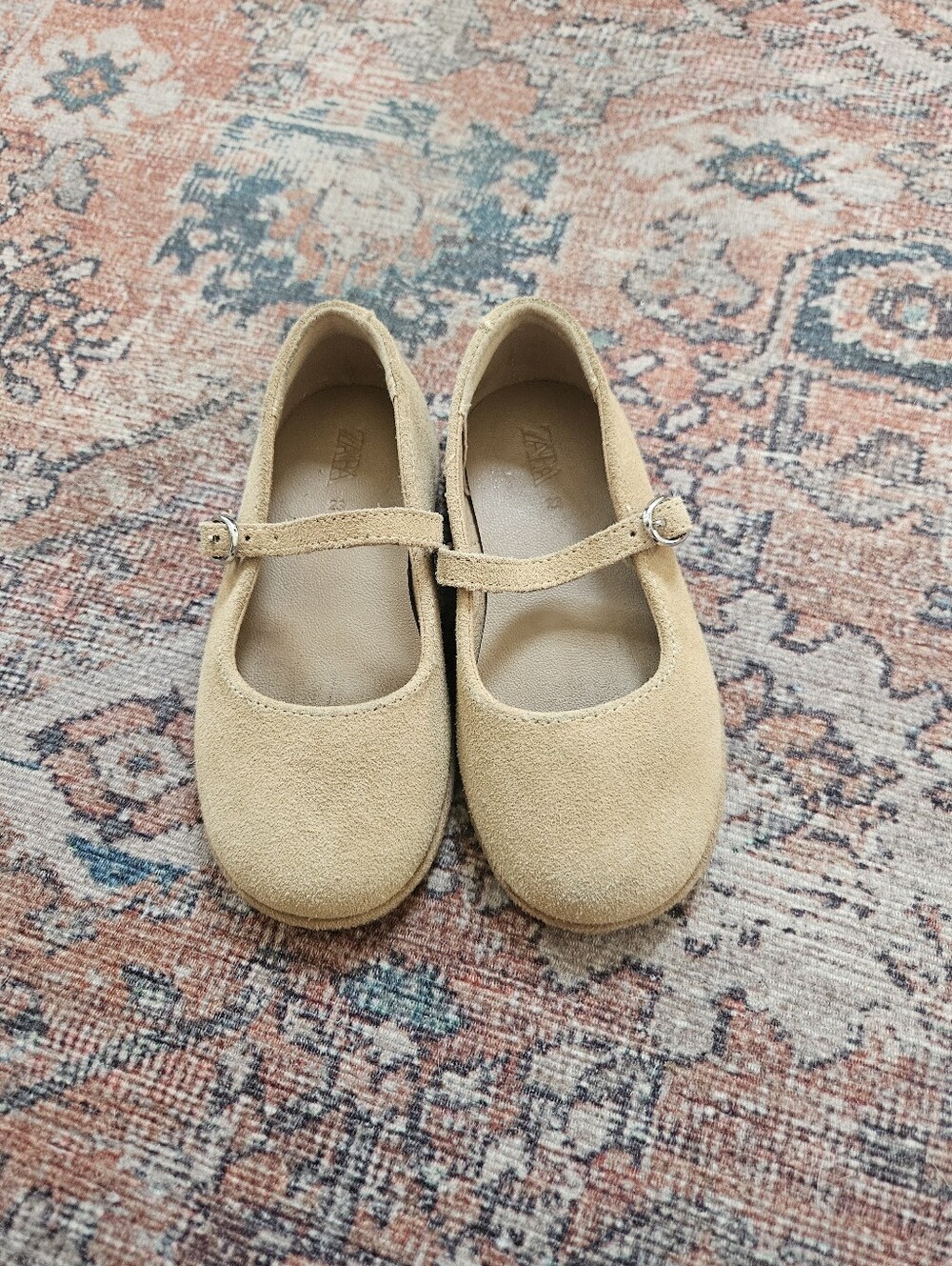 Zara Brown Ballet Flats